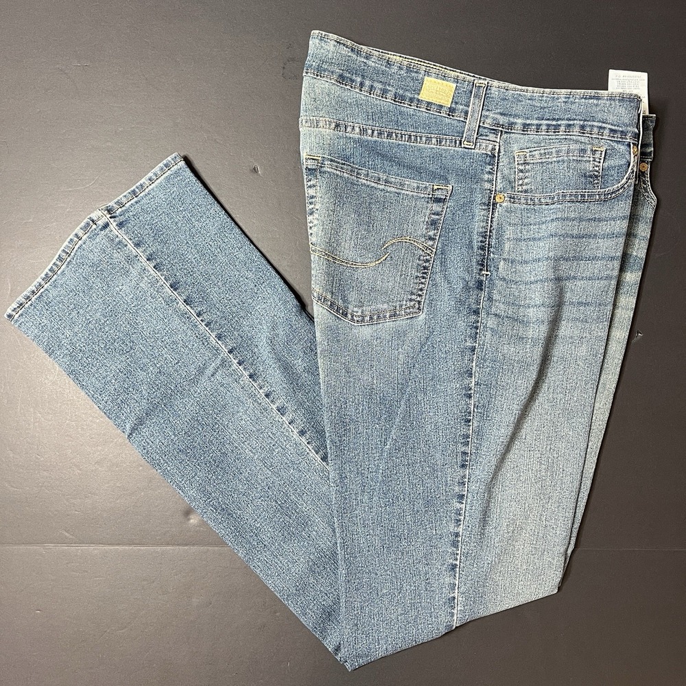 Levi Strauss Signature Gold Totally Shaping Bootcut Jeans Blue Denim Women's 16